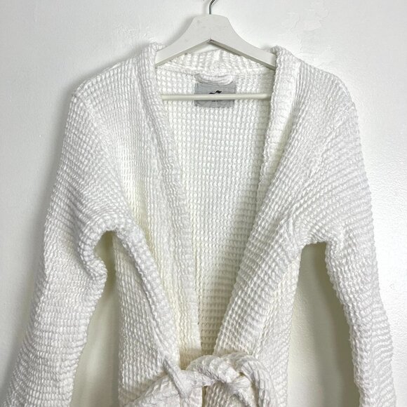 SLOWTIDE Guild Waffle Robe in White Size Large / X-Large - Picture 6 of 13